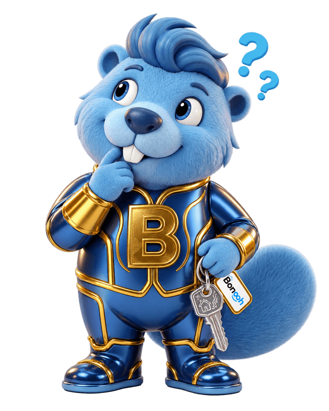 Mascota Bonooh pensando